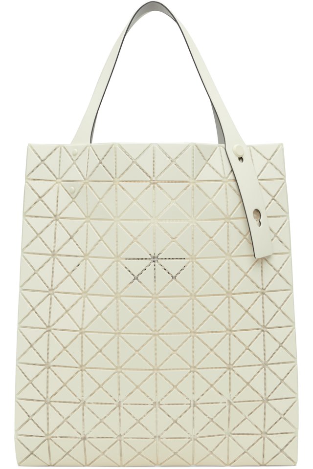 BAO BAO ISSEY MIYAKE — Off-White Prism Plus Tote