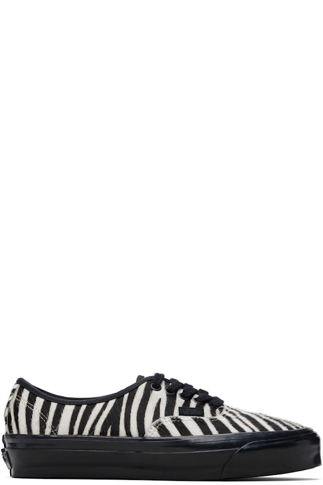 Vans — Black & White Life Is Unfair Edition LX Authentic 44 Sneakers