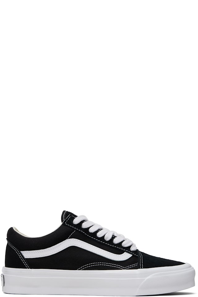Vans — Black & White LX Old Skool Sneakers