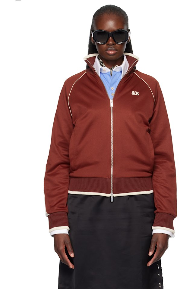 Wales Bonner — Red Anthem Track Jacket