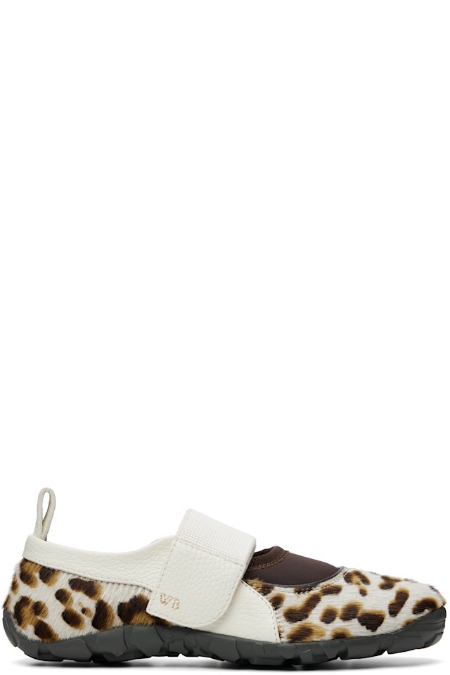 Wales Bonner — Beige & Brown Jewel Mary Jane Sneakers