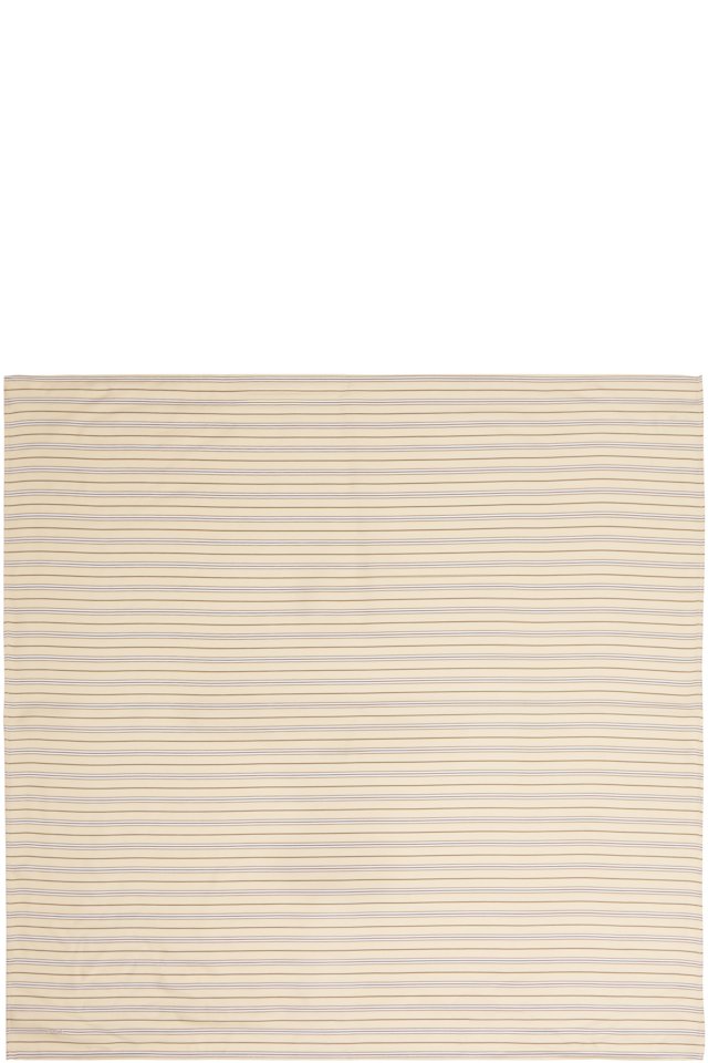 TOTEME — Beige & Brown Striped Silk Scarf