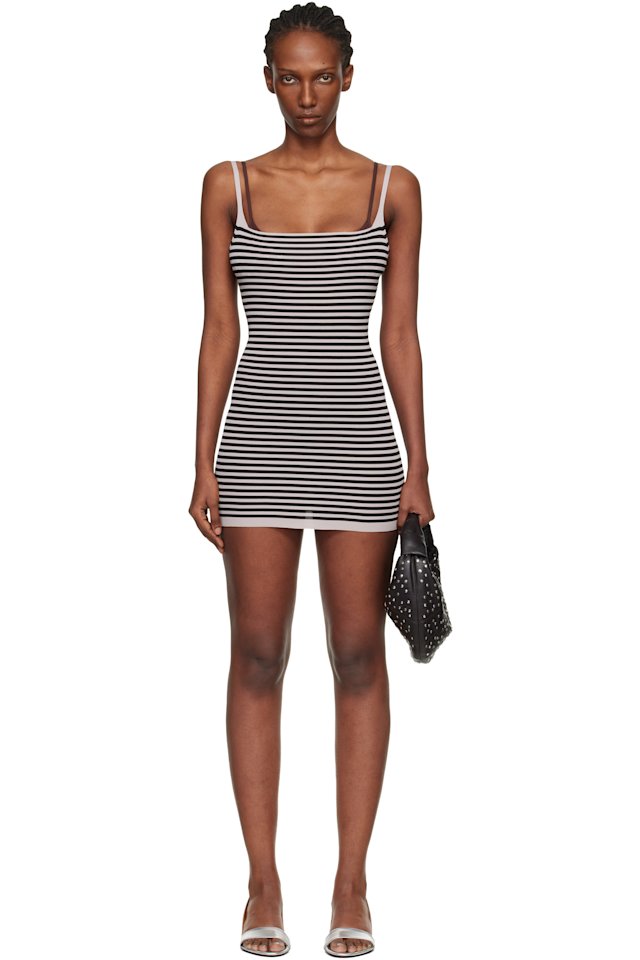 Gimaguas — Taupe & Black Camu Minidress