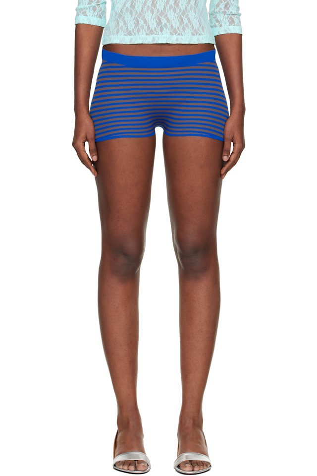 Gimaguas — Blue & Brown Camu Shorts