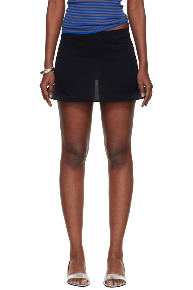 Gimaguas — Black Fina Miniskirt