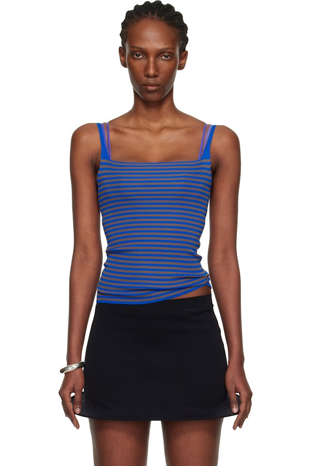 Gimaguas — Blue & Brown Camu Tank Top