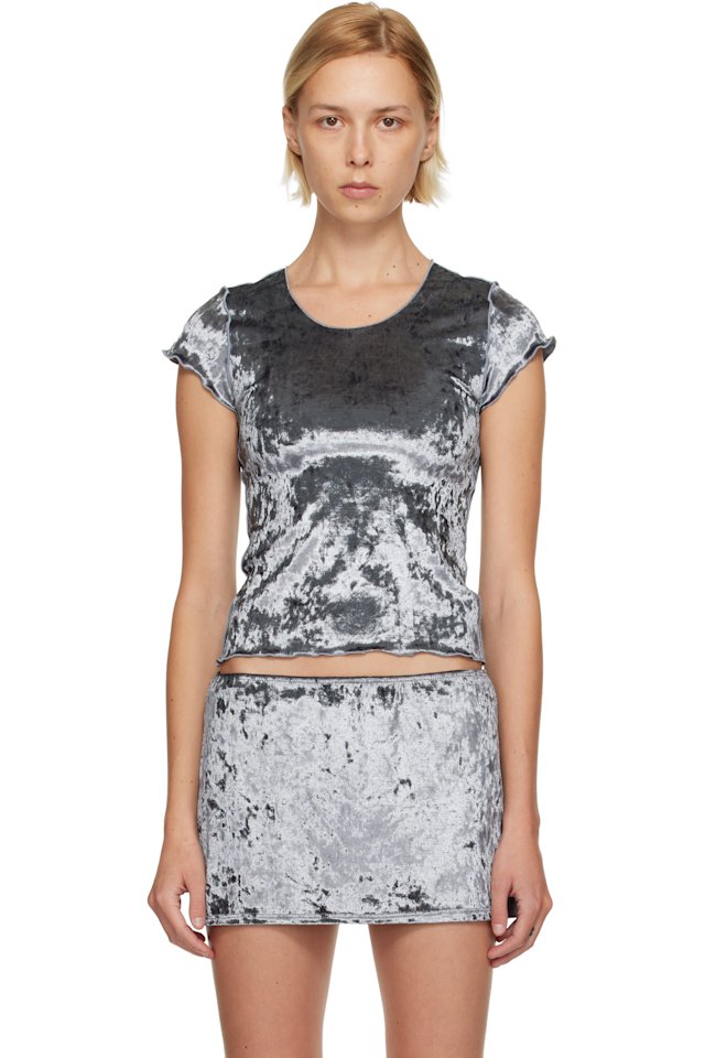 Maryam Nassir Zadeh — Gray Isla T-shirt