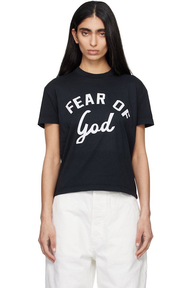 Fear of God — Black Varsity T-shirt