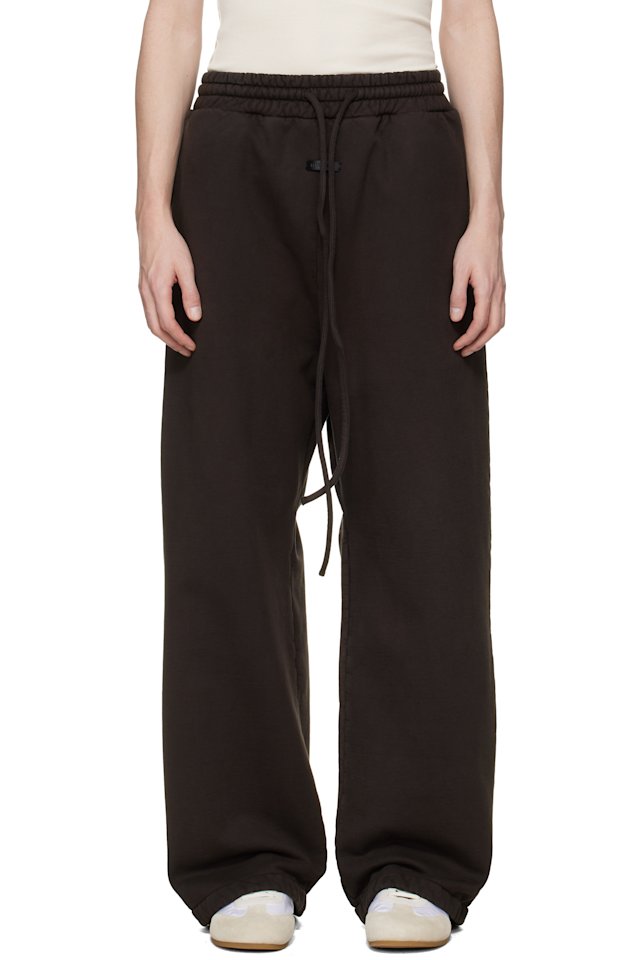 Fear of God — Brown Sunfaded Wide Leg Sweatpants