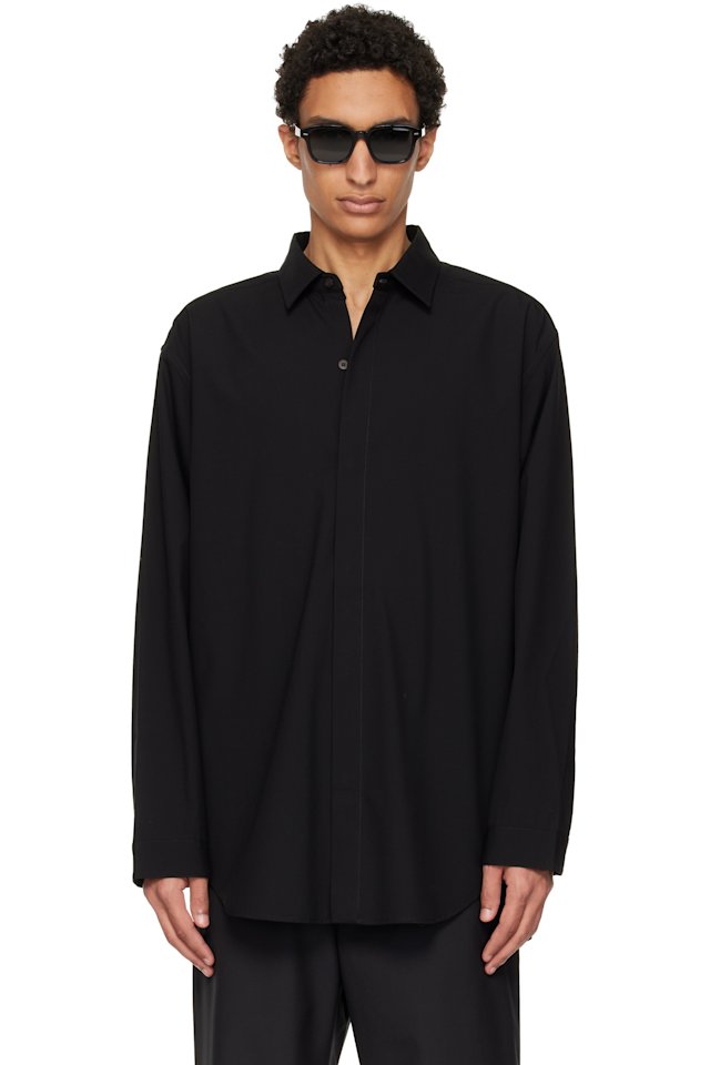 Fear of God — Black Cotton Wool Oxford Classic Shirt