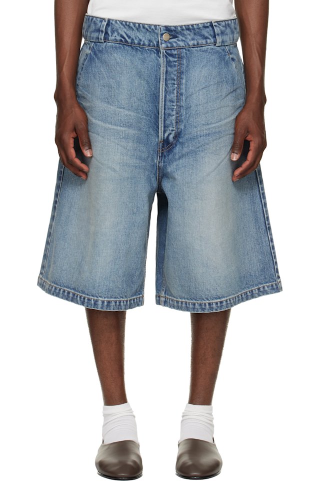 Fear of God — Indigo Utility Denim Shorts