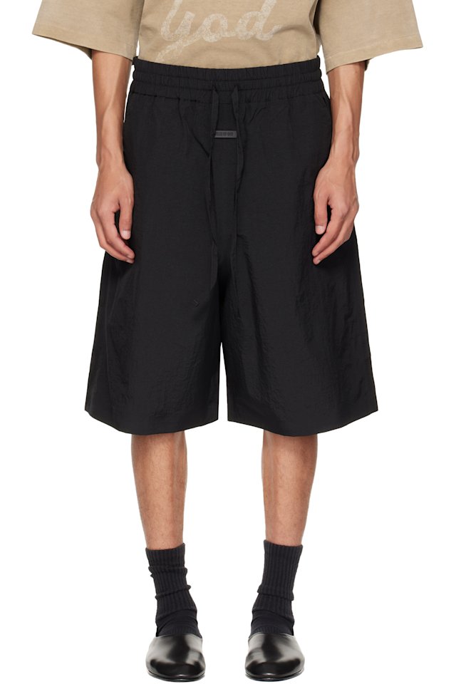 Fear of God — Black Nylon Ripstop Sport Shorts
