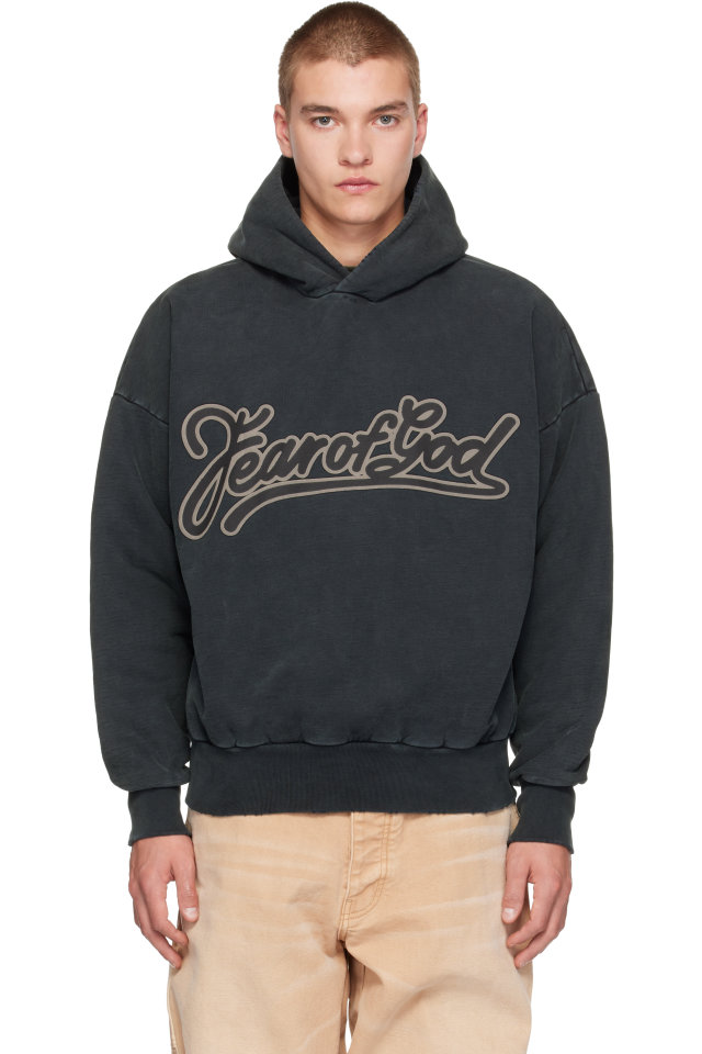 Fear of God — Black Classic Fit Hoodie