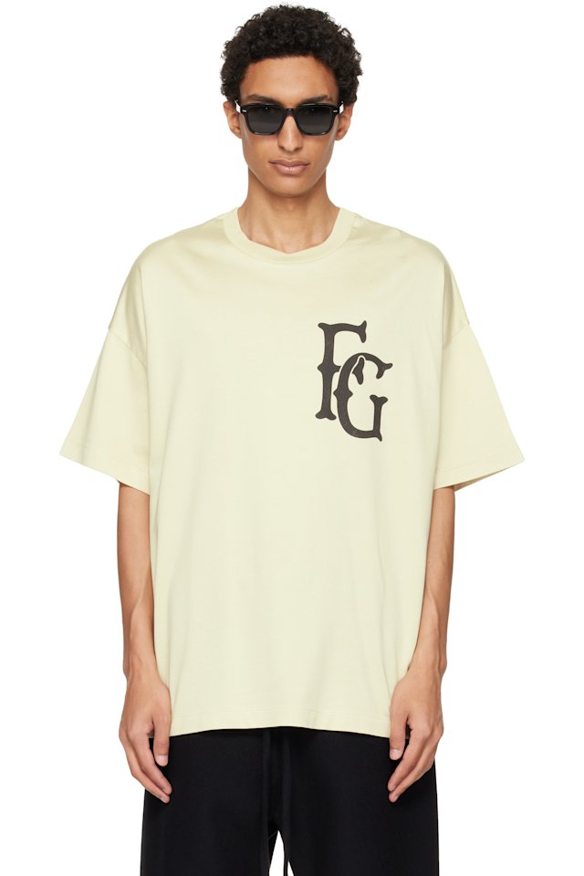 Fear of God — Off-White Cotton Rayon '26' S/S T-shirt