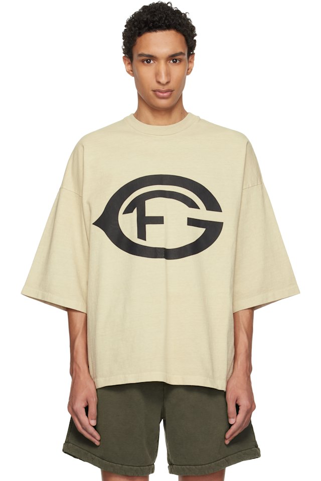 Fear of God — Beige 'FG 26' T-shirt