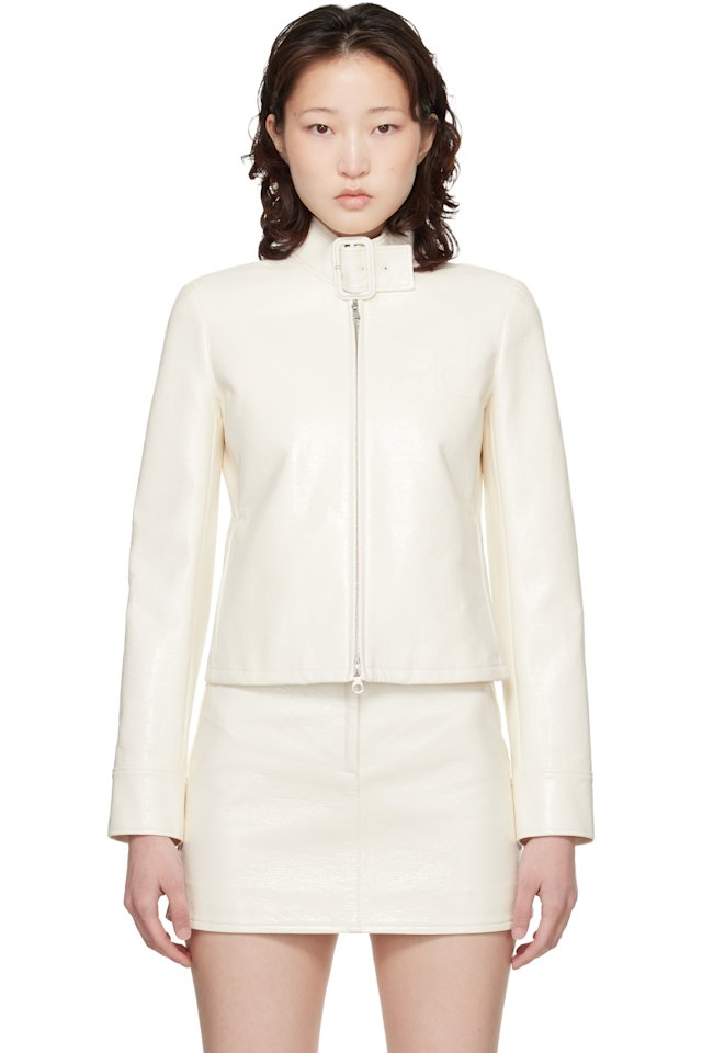 Courrèges — Off-White City Vinyl Jacket