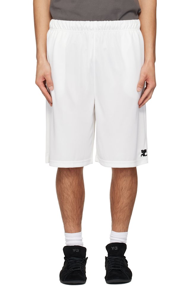 Courrèges — White Sports Shorts
