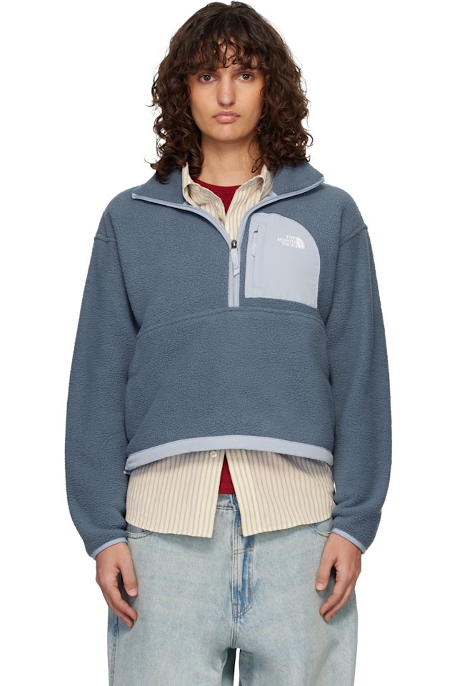 The North Face — Blue Yumiori Off Peak 1/2-Zip Jacket