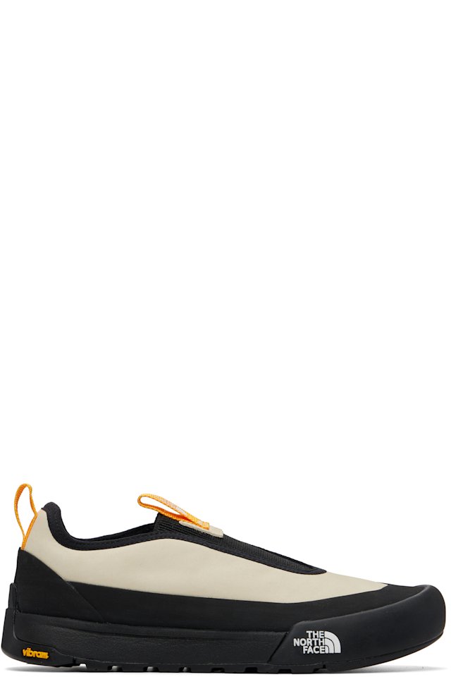 The North Face — Off-White & Black Clyffe Slip-On Sneakers