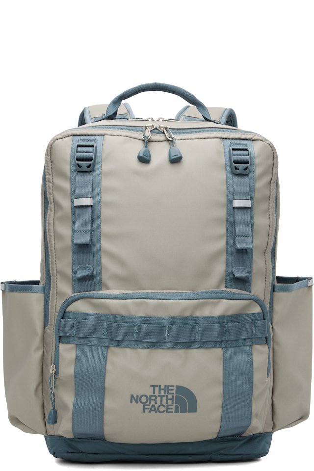 The North Face — Gray & Blue Base Camp Daypack Backpack