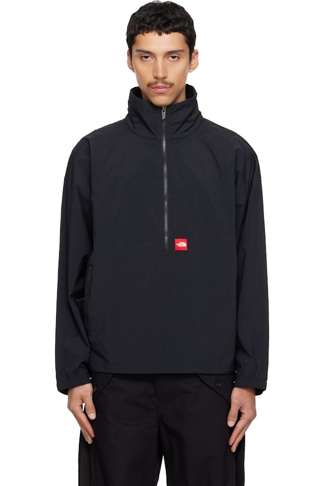The North Face — Black TNF Red Box Taslan Jacket