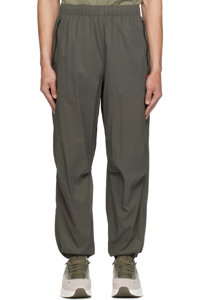 The North Face — Khaki TNF Red Box Packable Wind Pants