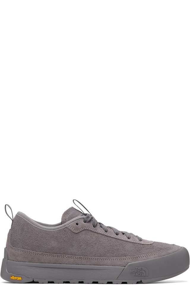 The North Face — Gray Clyffe Suede Sneakers