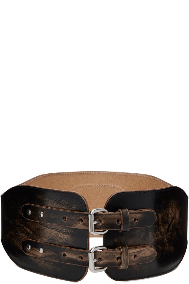 OUR LEGACY — Black & Tan Sunny Girdle Belt