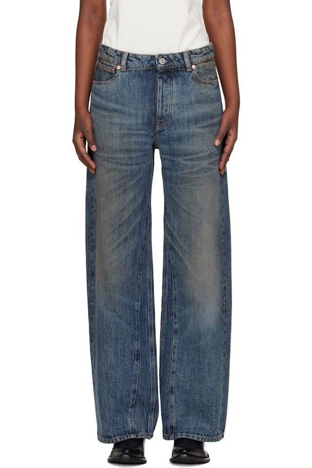OUR LEGACY — Blue Treble Cut Jeans