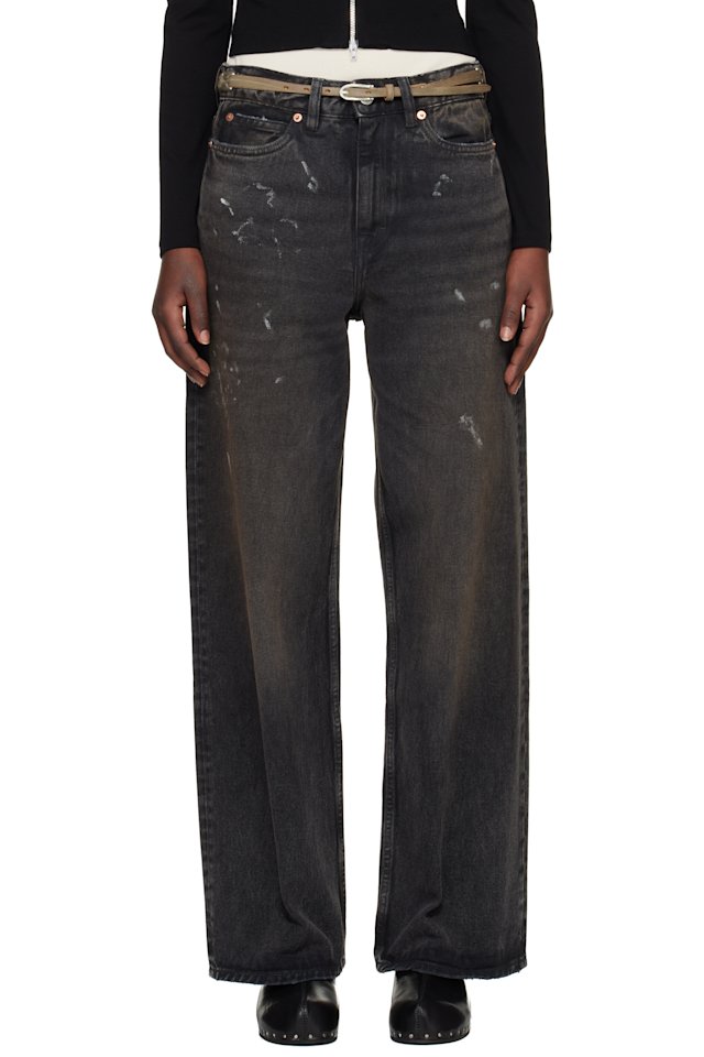 OUR LEGACY — Black Full Cut Jeans