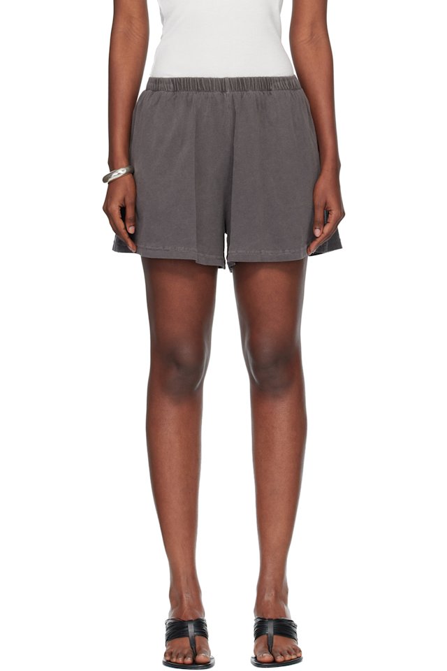 OUR LEGACY — Gray Gored Shorts