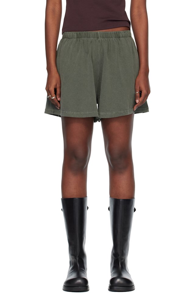OUR LEGACY — Khaki Gored Shorts