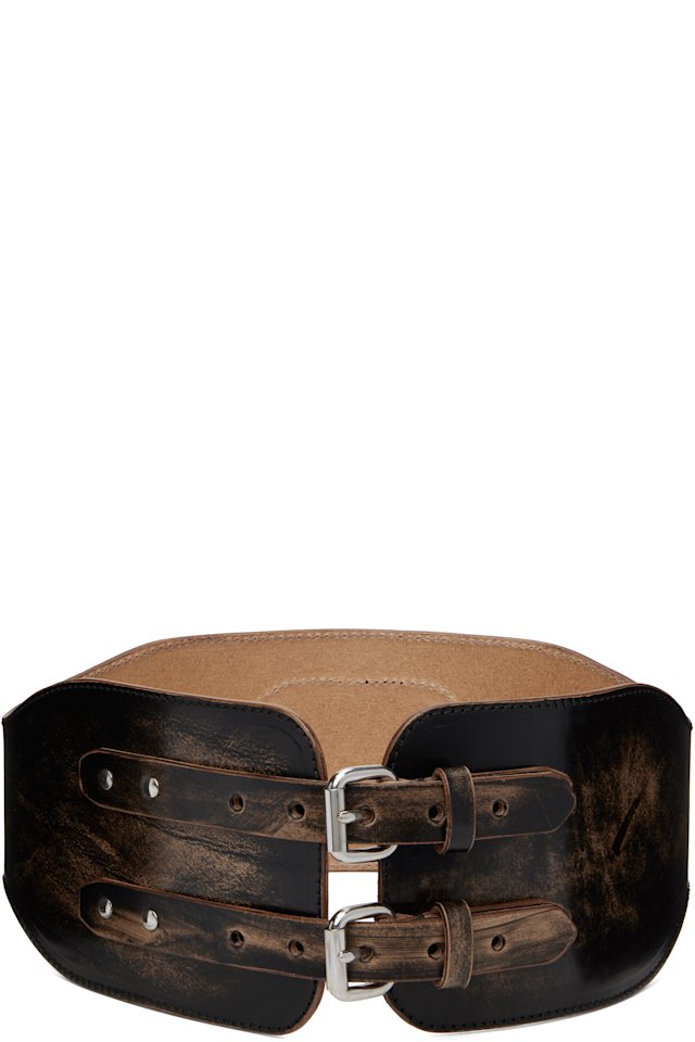 OUR LEGACY — Black & Tan Sunny Girdle Belt