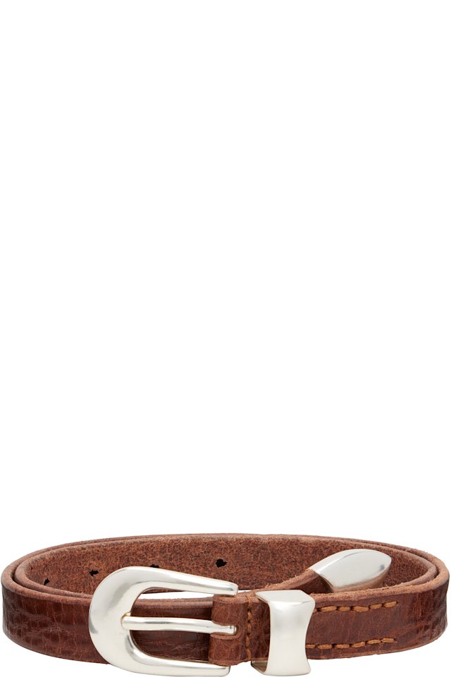 OUR LEGACY — Brown 2cm Belt