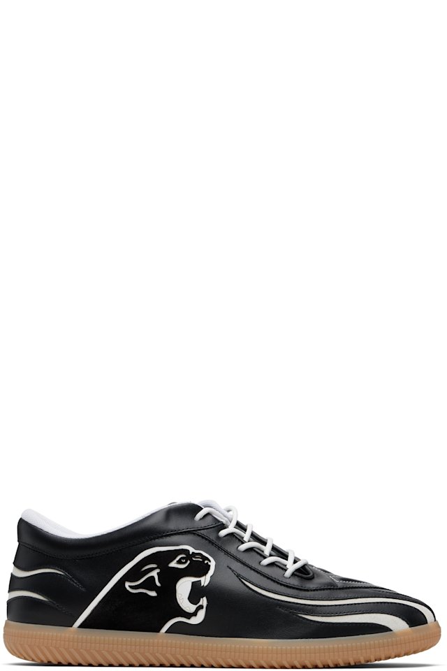 Valentino Garavani — Black Kicky Nappa Sneakers
