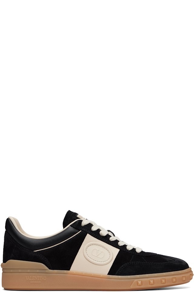 Valentino Garavani — Black Upvillage Crosta Sneakers