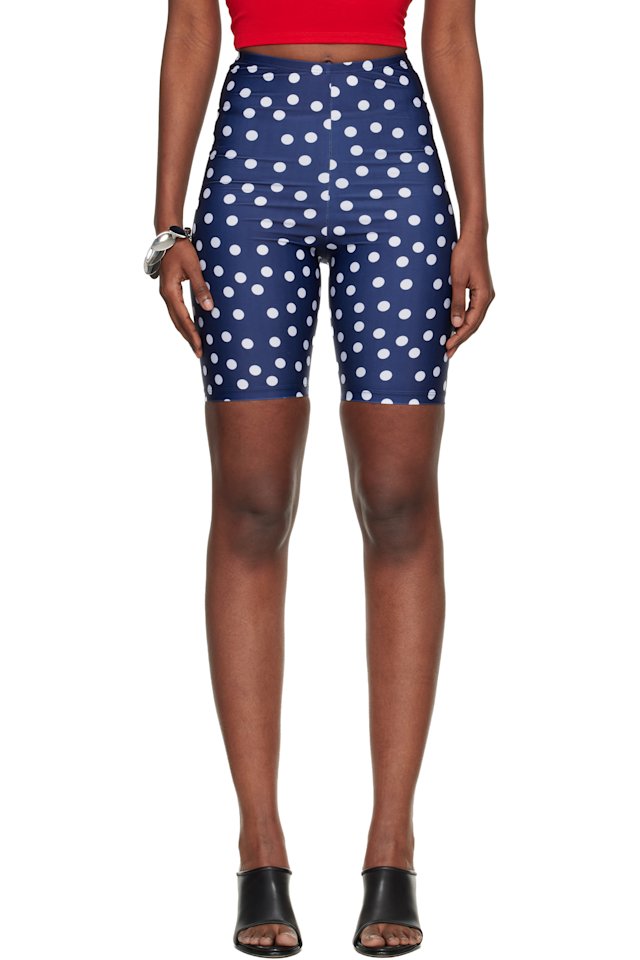 Jean Paul Gaultier — Navy 'The Polka-Dot' Shorts