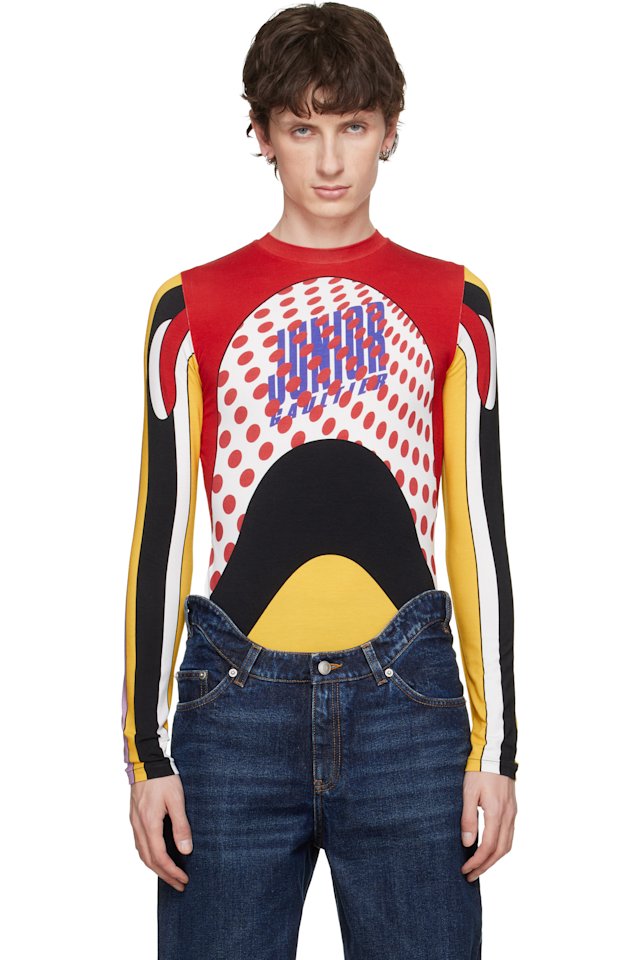Jean Paul Gaultier — Multicolor 'The Junior Body Map' Top