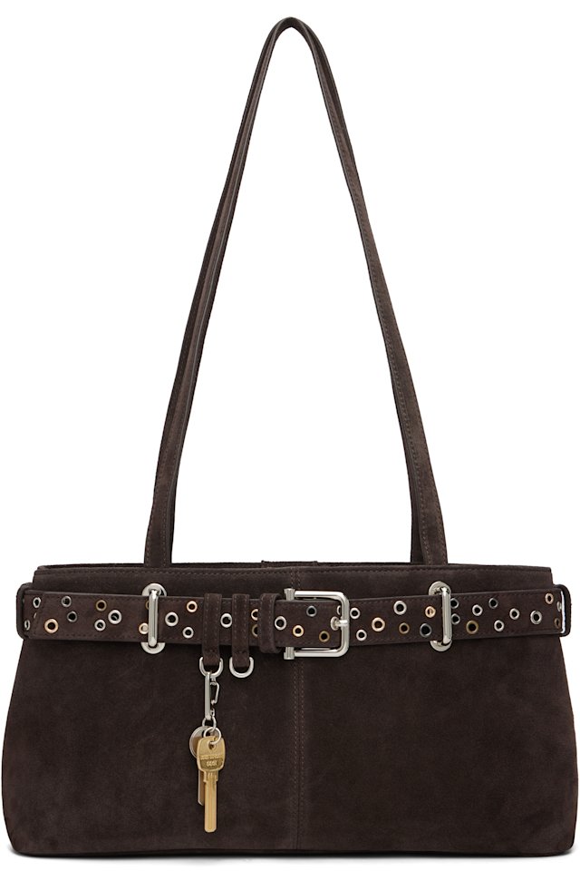 OSOI — Brown Shoulder Brocle Bag