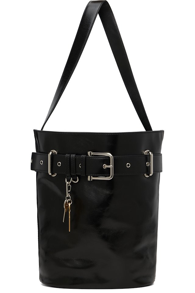 OSOI — Black Bucket Brocle Bag