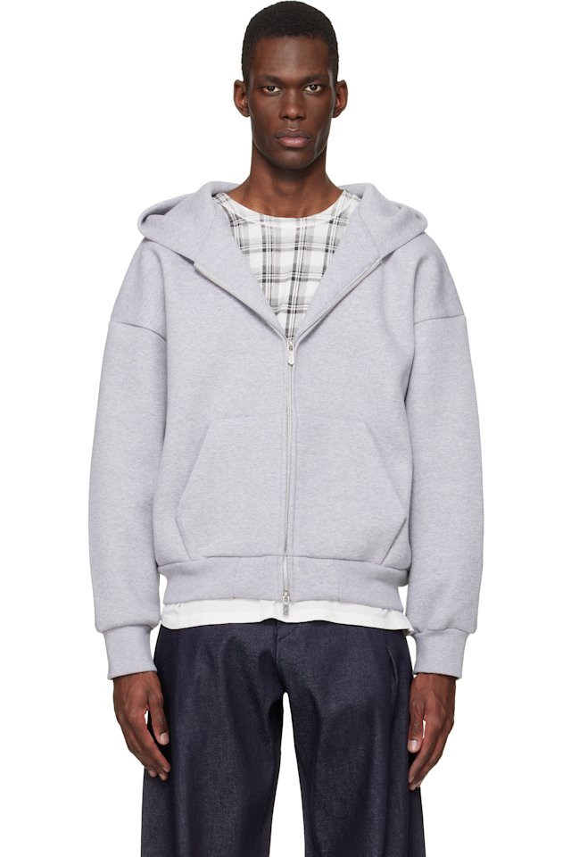 Seventh — Gray V2 Zipped Hoodie