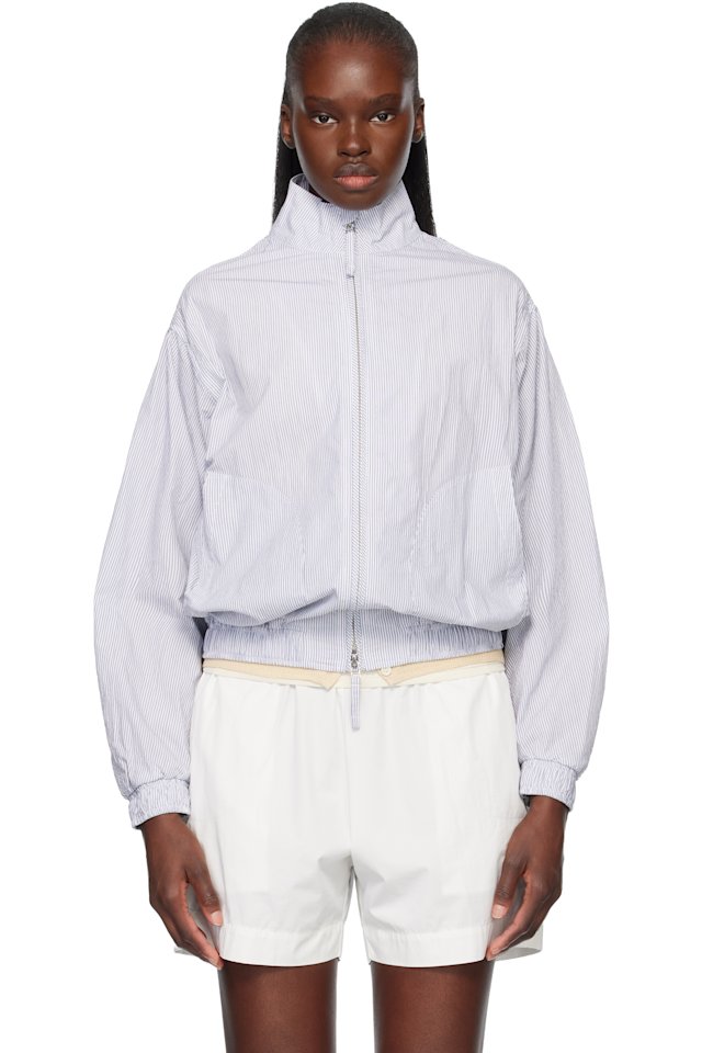 Nothing Written — White & Gray Panny Harrington Jacket