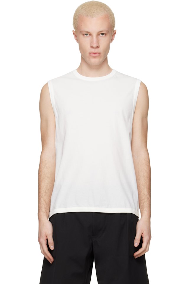 Lady White Co. — White Sleeveless T-shirt