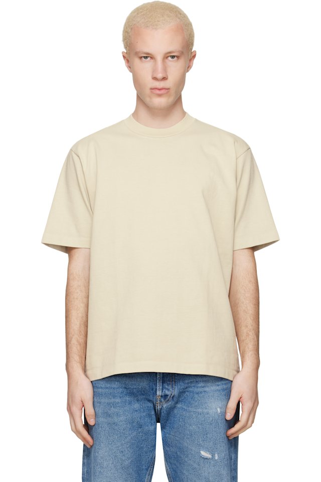 Lady White Co. — Beige Rugby T-shirt