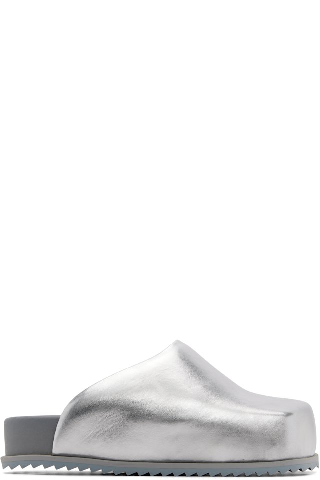 YUME YUME — SSENSE Exclusive Silver Truck Slip-on Loafers