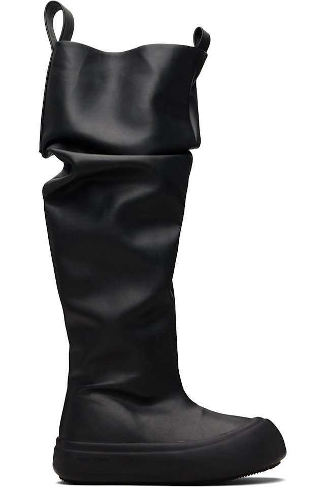 YUME YUME — Black Fisherman Tall Boots