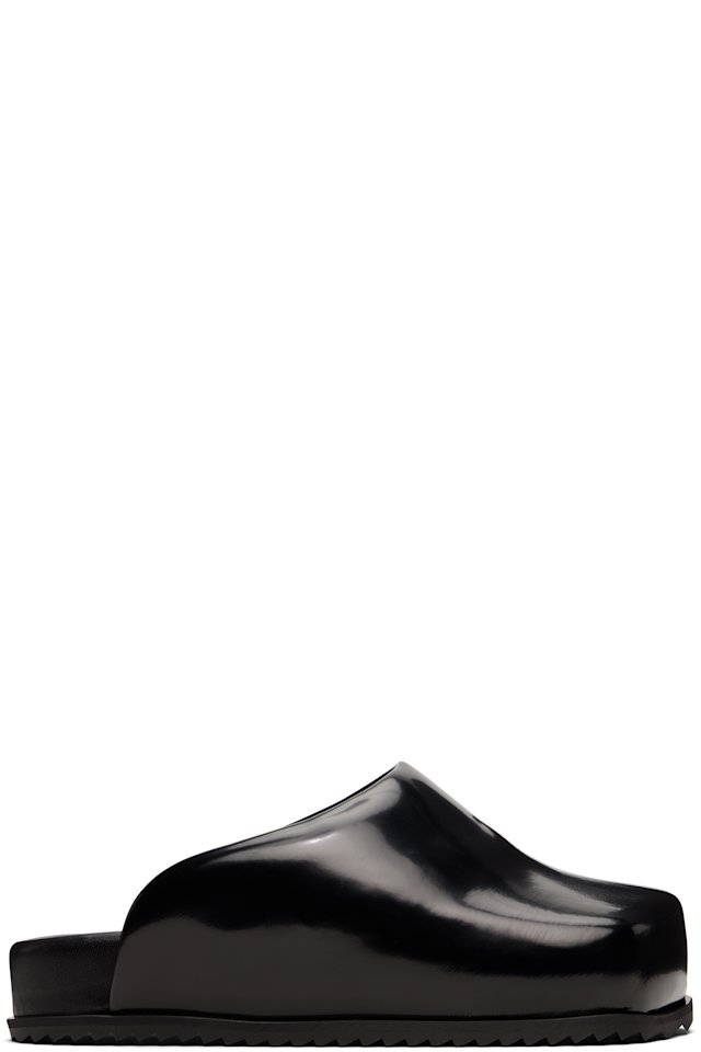 YUME YUME — Black Truck Slide Loafers