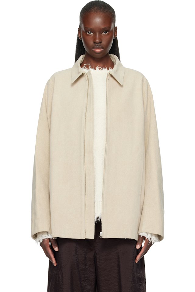 Lauren Manoogian — Beige Canvas Work Jacket