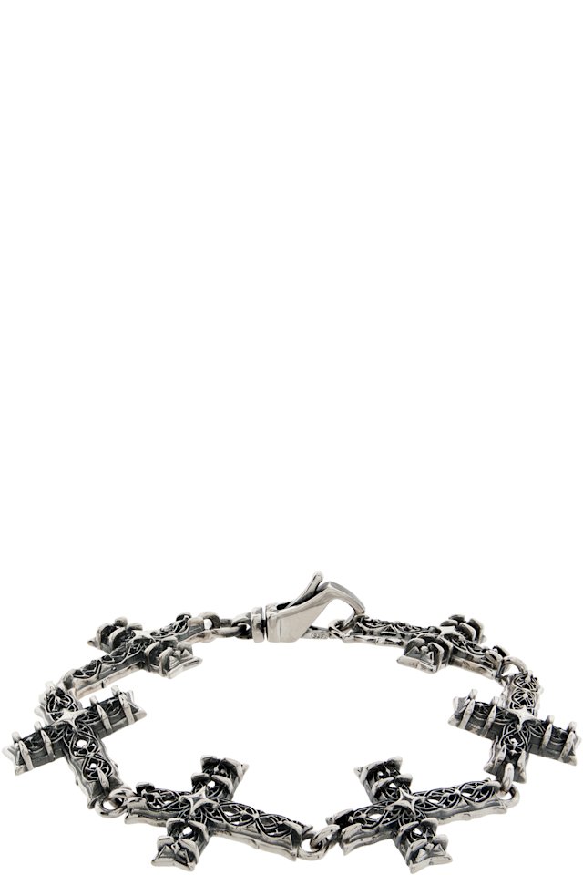 Emanuele Bicocchi — Large Multi Notre-Dame Cross Bracelet