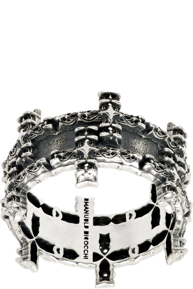 Emanuele Bicocchi — Notre-Dame Cross Double Band Ring